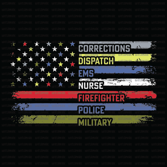 EMT/ EMS- Flag 2- DTF Transfer