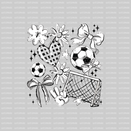 Soccer Collage -DTF Transfer