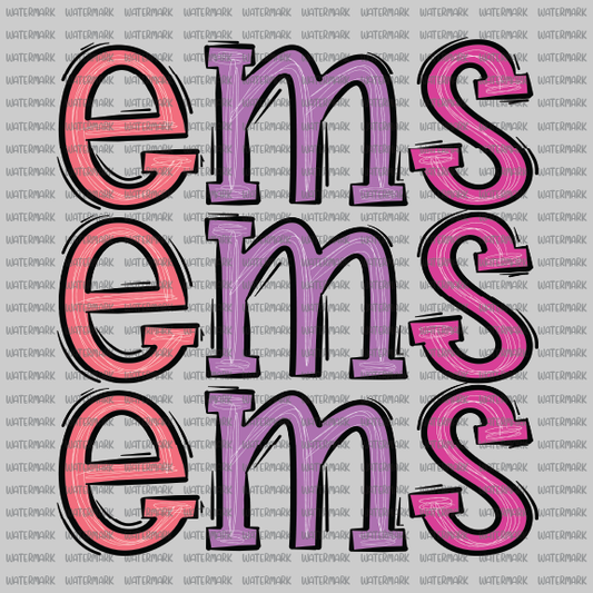 EMT/ EMS- 6 DTF Transfer
