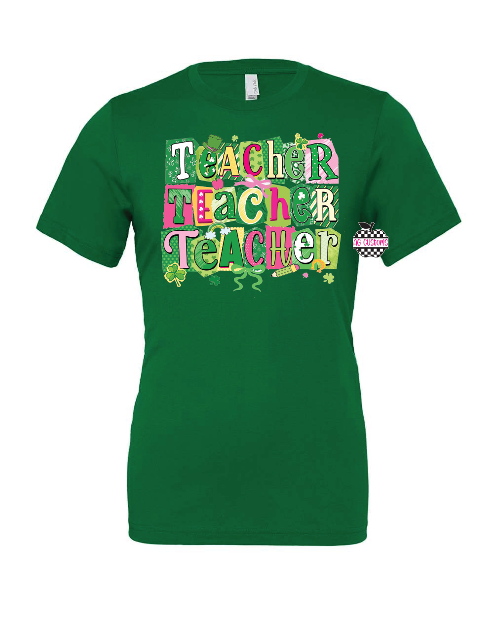 Teacher St. Patrick's Day - G: Antique Irish Green B: Kelly